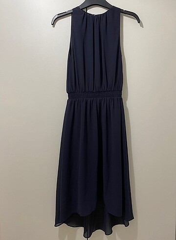 H&M Lacivert Elbise