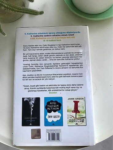 Beden Renk AYNI YULDIZIN ALTINDA ve İLK AŞK-JOHN GREEN