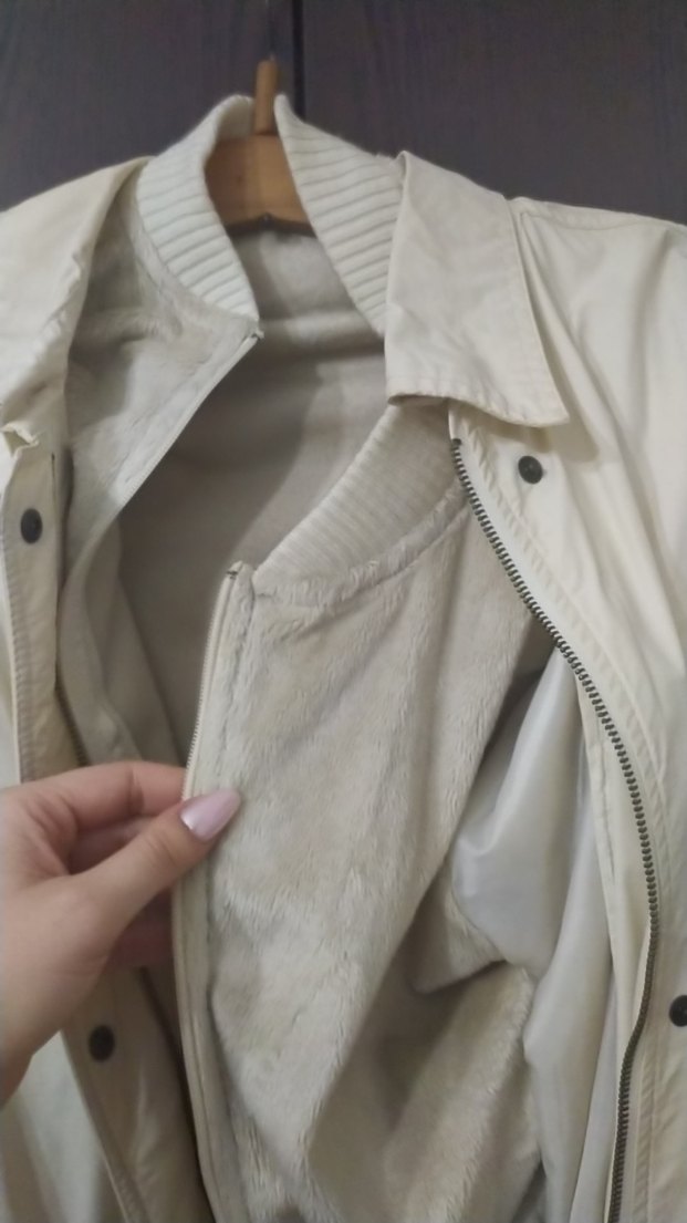 Kadın Beyaz Midi Trençkot Kemerli - Görsel 4