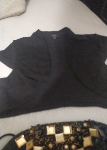 Siyah Straplez Uzun Kadın Abiye Elbise - Görsel 2