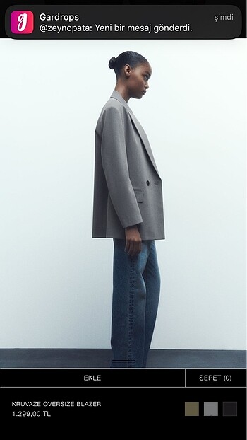 Zara blazer ceket