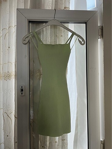 xs Beden yeşil Renk Zara elbise