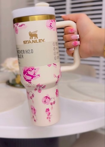 Stanley Pembe Desenli Termos Kupa
