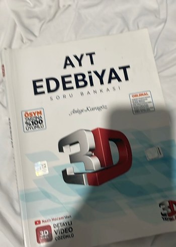 AYT Edebiyat Soru Bankası 3D Detaylı Video Çözümlü
