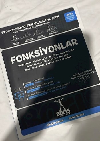 Fonksiyonlar Matematik Fasikülü - Barış Çelenk