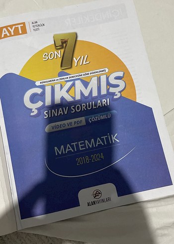 Alanyayınları Matematik Çıkmış Sorular Kitabı