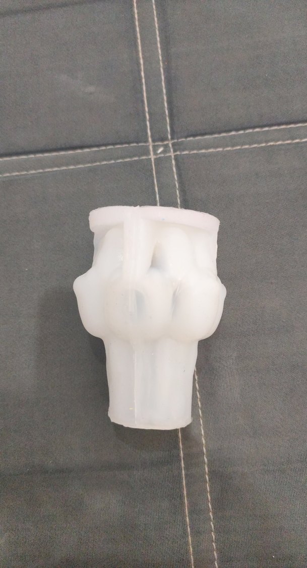 Pembe Lale Şeklinde Mum kalıbı - Görsel 2