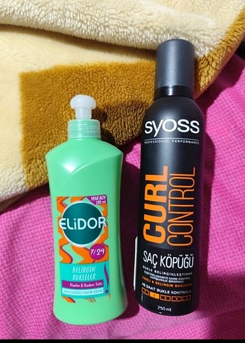 Syoss Curl Control Saç Köpüğü ve Elidor Bukle Bakım