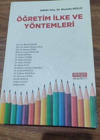 Öğretim ilke ve yöntemleri 