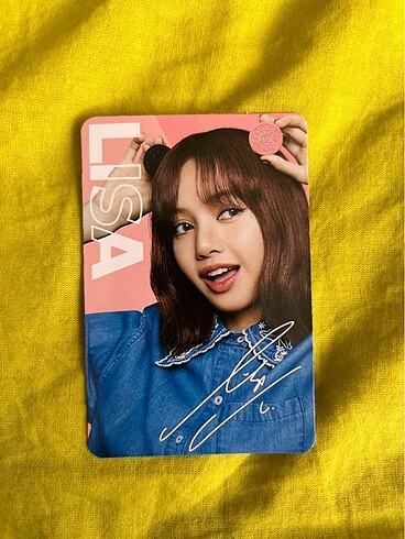 Blackpink Lisa Oreo Photocard