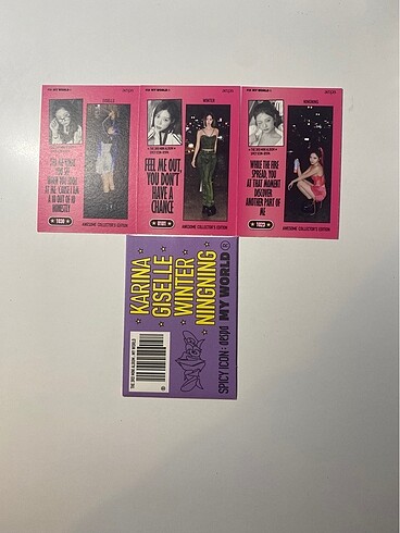  Aespa My World Trading Card