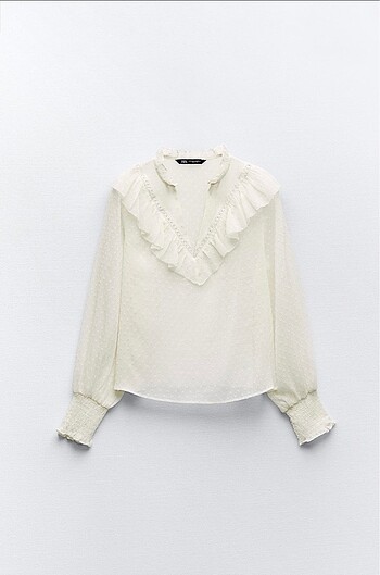 Zara Zara fırfırlı bluz