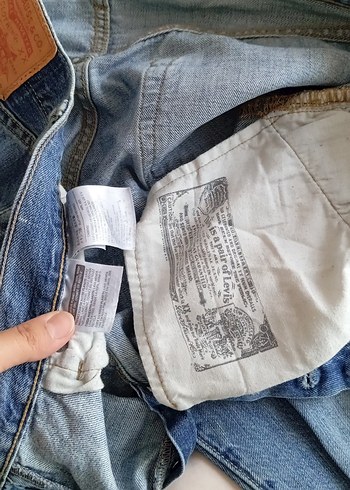 33 Beden mavi Renk Levi's 501 orjinal kot erkek pantolon