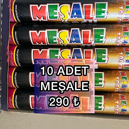 20 ADET MEŞALE İSTEDİĞİNİZ RENK