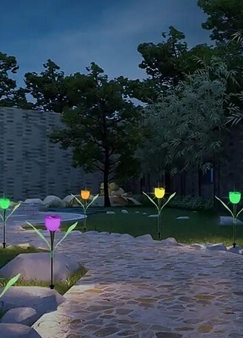  Beden çeşitli Renk Solar bahçe lambası 