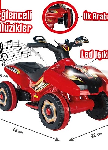 Diğer 4×4 ATV Akülü Araba