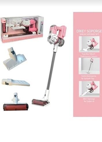 Diğer Pilli Sesli Model Çekme Özellikli Dikey Süpürge 75 cm-Vakumlu Sü