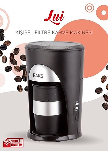 Beden Renk Raks Lui Filtre Kahve Makinesi 460 W