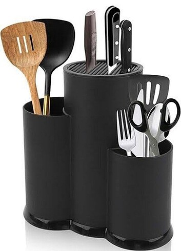  Beden Ürün Ölçüleri: 22,5 x 22 x 12 cm ? Tezgâh Üstü Bölmeli Bıçaklık