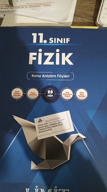  LIMIT YAYINLARI 11.SINIF FIZIK KONU ANLATIM FOYLERI