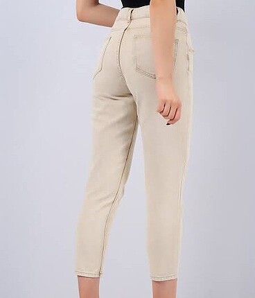 m Beden Mom jeans pantolon+bershka kahverengi üst