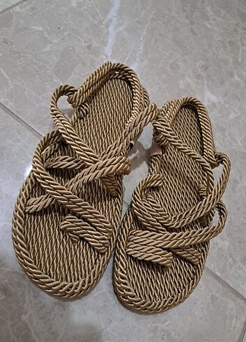 Diğer Halat Hasır Sandalet