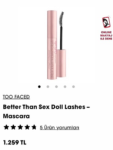 TOO FACED Better Than Sex Doll Lashes ? Mascara