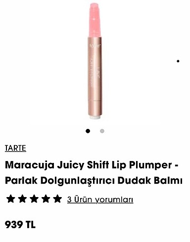 TARTE Maracuja Juicy Shift Lip Plumper - Parlak Dolgunlaştırıcı 