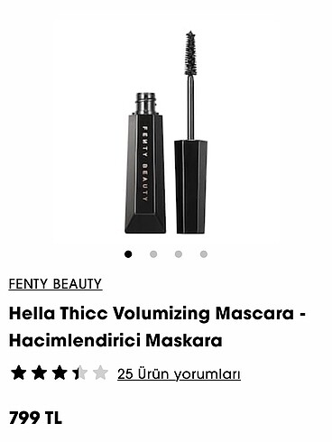 FENTY BEAUTY Hella Thicc Volumizing Mascara - Hacimlendirici Mas