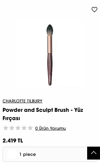CHARLOTTE TILBURY Powder and Sculpt Brush - Yüz Fırçası
