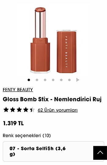 FENTY BEAUTY Gloss Bomb Stix - Nemlendirici Ruj