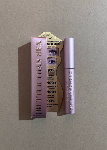 Too Faced Better Than Sex  Maskara - Görsel 2