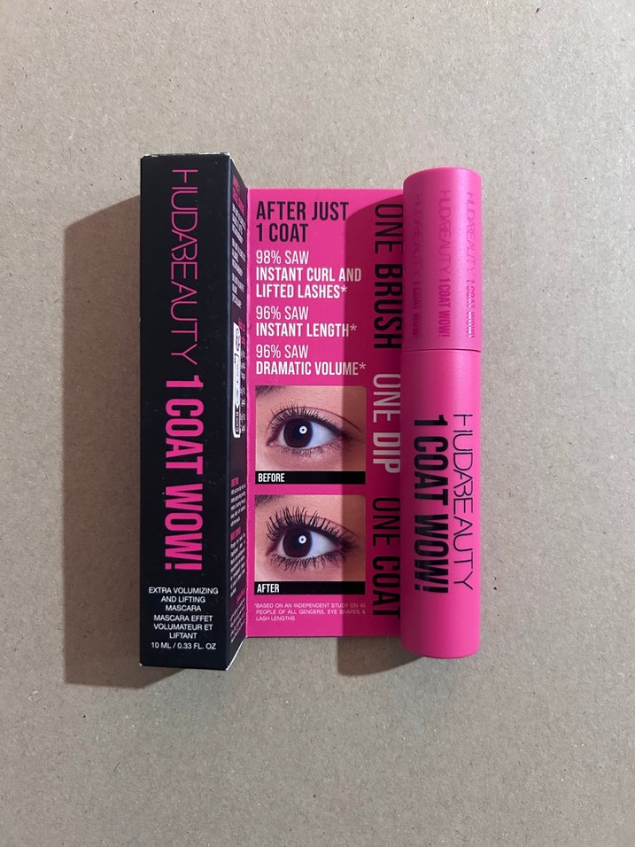 HUDA BEAUTY 1 Coat Wow! Siyah Maskara - Görsel 2