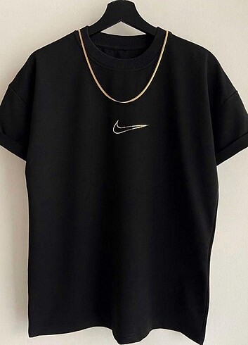 Nike baskılı oversize Tişört 
