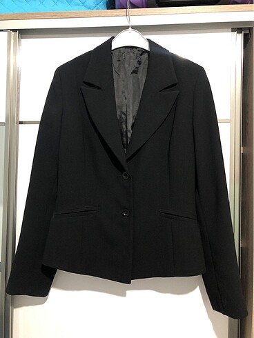 Siyah blazer ceket