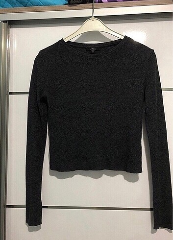 Mavi Gri crop kazak
