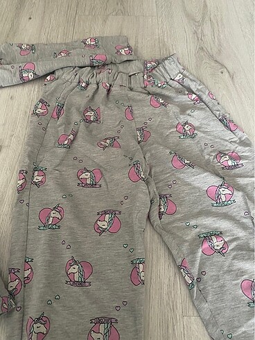 11-12 Yaş Beden kız çocuk unicorn alt üst takım