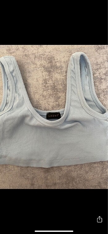 Diğer mavi crop top