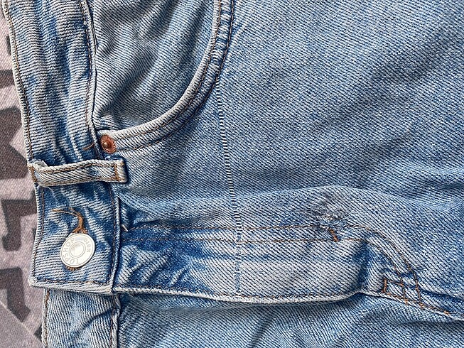 xs Beden mavi Renk topshop mini kot etek