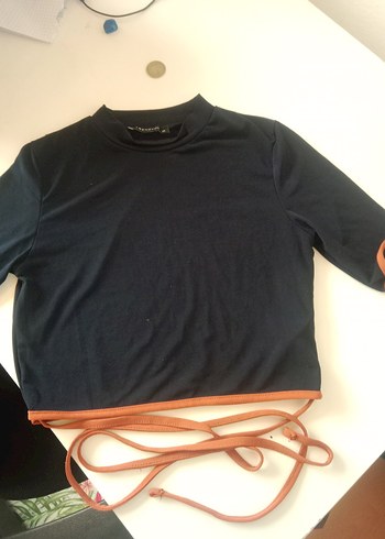 trendyolmillla belden ip detaylı bluz - Görsel 4