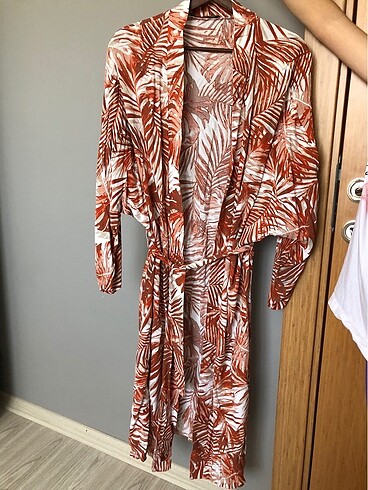 Kiremit Renkli Kimono Standart Beden