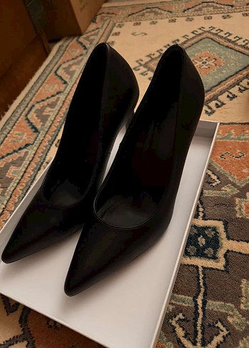 Kadın Siyah Stiletto Topuklu Modern Klasik Ayakkabı - Görsel 2