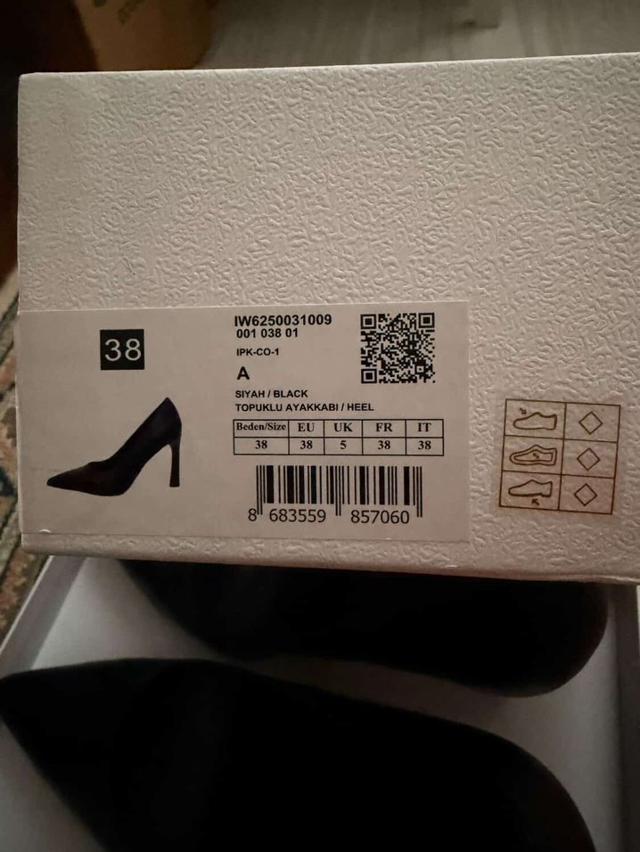 Kadın Siyah Stiletto Topuklu Modern Klasik Ayakkabı - Görsel 4