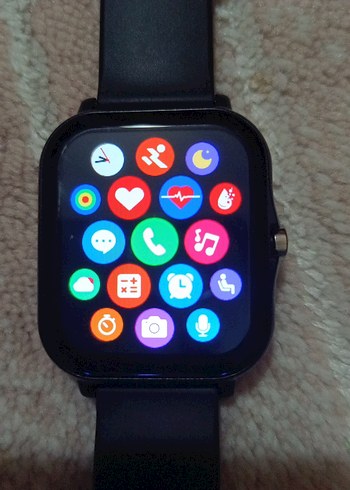 Siyah Akıllı Saat USB Şarjlı - Görsel 3