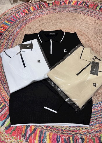 Erkek Fermuarlı Kısa Kollu Polo Tişört - Görsel 2