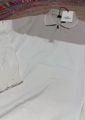 Erkek Fermuarlı Kısa Kollu Polo Tişört - Görsel 9