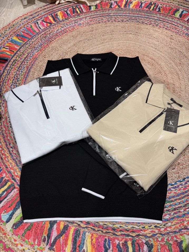 Erkek Fermuarlı Kısa Kollu Polo Tişört - Görsel 2