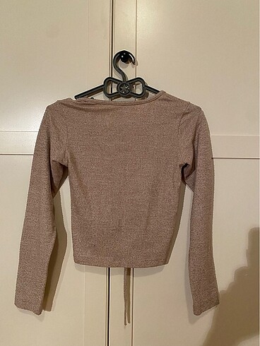 s Beden camel Renk bershka bluz