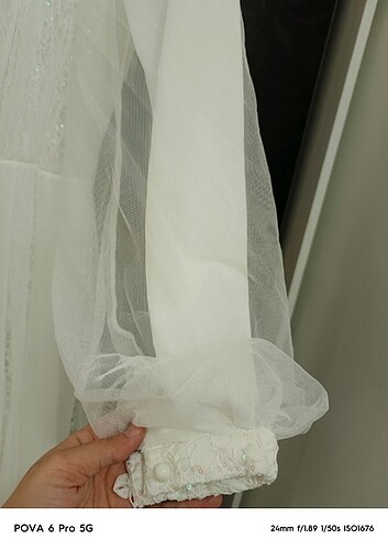 40 Beden beyaz Renk Sefamerve nikah elbisesi
