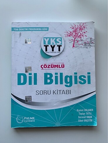 palme yayınevi tyt çözümlü dil bilgisi soru kitabı